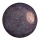 Les perles par Puca® Cabochon 25 mm - Opaque Mix Amethyst Gold Ceramic look 03000/15726